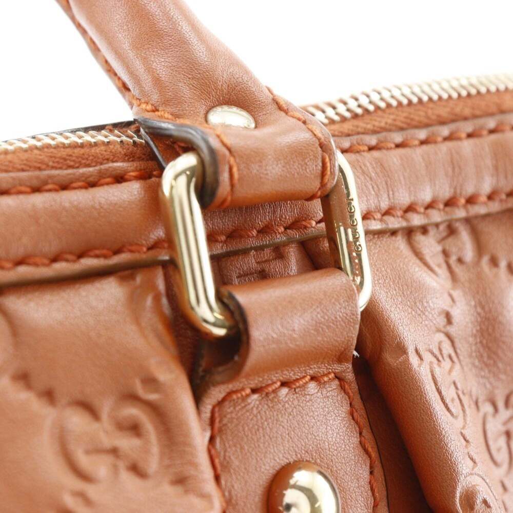 GUCCI Brown Leather Tote Bag - Picture 13 of 16